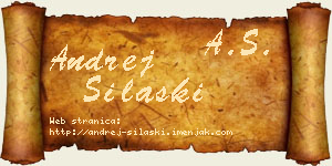 Andrej Silaški vizit kartica